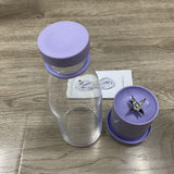 NEW 420ml Portable Electric Juicer Cup USB Rechargeable Fruit Blender Juicer Bottle Mixer Juicer Cup Blender Milkshake Maker (Purple)