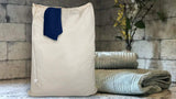 NEW Urban Villa - 4 Pack Extra Large Canvas Heavy Duty Laundry Bags Natural Cotton -Multi Use- Size -28''x 36'', Retails $58
