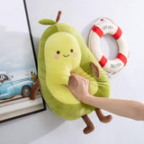NEW Cute Avocado Hugging Pillow and Miniature Keychain Avocado! 12 Inches! Embroidery details