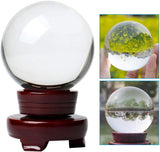 NEW 2 Inch Crystal Ball Clear Glass Ball Photography Lens Ball for Home Office Photography Wedding Decoration Gift, made of premium K9 crystal material, flawless and lead free, 100% clear.