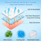 NEW Sealed EasYeah Baby Cool Pads for Kids Fever Discomfort, Instant Cooling Patch, Pack of 16