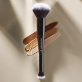 NEW e.l.f. Complexion Duo Brush, Makeup Brush For Applying Foundation & Concealer, Creates An Airbrushed Finish, Made With Vegan, Cruelty-Free Bristles