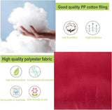 NEW Egg Chair Grey Cushion Thicken Hanging Egg Chair Cushions Replacement Foldable Waterproof Hanging Basket Chair Cushion with Pillow for Outdoor Patio, Retails $95