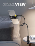 NEW Gooseneck Tablet Holder, iPad Holder for Bed - Lamicall Flexible Arm Stand for Bed, Desk Table Clamp Mount for iPad, Pro, Air, Kindle, Kindle fire, Switch, Galaxy Tablet, iPads Accessories, 4.7-11"