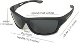 NEW Retails $41, OwO WrapAround Polarized Sunglasses for Men Women Lightweight UV 400 Protection for Cycling Fishing Driving Sports Goggles, Ours includes a Hard Plastic Case