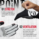 NEW Retails $55, STRASSE Sports activity Gloves Simulator Racing Driving Steering Wheel Controller, Black, Sz Medium