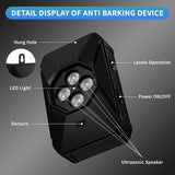 NEW Retails $50, 2026 Upgraded Anti Barking Device for Dogs - 55FT Dog Barking Deterrent - 3 Modes Stop Dog Barking Device - Indoor Outdoor Bark Silencer - No Bark Device for Small/Large/Neighbor's Dog Bark (Black)