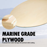 NEW Retails $110+, Obcursco Skimboard 41 Inches, Wooden Skim Board with EVA Grip Pad, Skim Boards for Beach Skimboards for Beginners to Intermediate, Including Skimboard Bag, Green