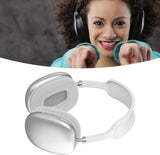 NEW Amonida P9 Headphones, Headphones Clear Sound Quality ABS Material Convenient for Laptop (Silver/White)