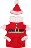NEW Sz S Santa Pet Costume with Hat
