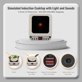 NEW Kitchen Set for Kids, Kitchen Toys with Electronic Induction Cooktop, Steam Pressure Pot, Cookware, Pretend Play Kitchen Accessories, Cutting Play Food, Birthday Gifts for Girls Boys Toddlers (Gray)  - Retails for $49+!