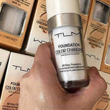 NEW TLM Colour Changing Foundation - Flawless Coverage, Lightweight Formula, Adapts to Skin Tone, Hides Wrinkles & Lines, Hydrating & Long-Lasting, BB Cream Makeup Base Concealer Cover