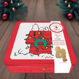 NEW Original Gourmet Peanuts Snoopy Sugar Cookies & Music & Light Cookie Tin