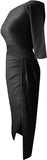 NEW Dresses for Women's Long Sleeve Round Neck Black Shimmer Dress Cocktail Maxi Dress, Sz XL, Retails $55