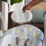 NEW Ingenuity 5-Speed Portable Baby Swing with Music, Nature Sounds & Battery-Saving Technology Hugs & Hoots, Swing ’n Go, 0-9 Months, Retails $135+
