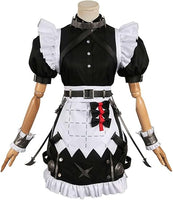NEW Retails $100, Vaianie Ellen Joe Cosplay Costume Game Costume Women Maid Dress Uniform Girls Apron Outfits Halloween Carnival Costume, Full Set, No Tail, Sz L, Fits Medium