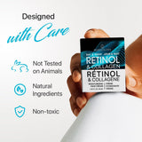 NEW Sealed, Face Moisturizer Retinol Cream, Anti Aging Neck Firming Cream, Collagen Day & Night Face Cream with Hyaluronic Acid for Women & Men, 1.85 Fl Oz, BB: 03/28