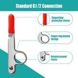 NEW HSOKEW 2Pcs Thread Snips for Sewing, Thread Scissor with Protective Rubber Sleeve Mini Snippers Shear Small Trimming Nipper Clipper for Quilting, Embroidery, Dressmaking Tailoring Dressmaking Crafting