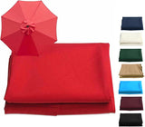 NEW Patio Umbrella Replacement Canopy Cover 8ft 6 Ribs Cantilever Umbrella Canopy Replacement Cloth, Parasol Canopy Replacement Parts - Block Parasol Top Fabric Cover, Retails $46