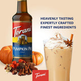 NEW Torani Pumpkin Pie Flavour Syrup 750 Milliliter, BB: 08/26