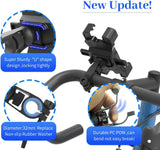 NEW Bike Phone Mount, The Best Cell Phone Holder for Any Android iPhone, Bicycle Accessories for Adult and Kid Bikes Adjustable for Different Handlebar