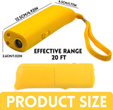NEW Mein HERZ Handheld Dog Repellent Trainer, Anti Barking Device, LED Ultrasonic Dog Repeller and Trainer Device 3 in 1 Anti Barking Stop Bark Handheld Dog Training Device, with LED Flashlight