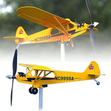 NEW Piper J3 Cub Airplane Weathervane, Handmade Airplane Float Plane Weathervane, Handmade Piper J3 Cub Airplane Float Plane Weathervane Whirlygig Windmill Gifts for Flight Lovers