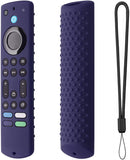 NEW Silicone Remote case for 2023 Fire TV Stick 4K Max 2nd/Fir TV Omni Series/FireTV 4-Series Remote, Toshiba/Insignia FirTV Remote Cover with Lanyard (Midnight Blue)