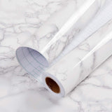 NEW DUOFIRE Privacy Window Film Marble Film Static Cling Glass Film No Glue Anti-UV Window Sticker Non Adhesive for Privacy Office Meeting Room Bathroom Living Room (17.7in x 78.7in) DS001