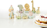 NEW Retails $68, Precious Moments 142026 Birthday Gifts, Keep Looking Up, Birthday Train Age 6, Bisque Porcelain Figurine