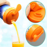 NEW 6pcs Silicone Can Lids, Reusable Silicone BPA Free Soda Can Lid Fit for Standard Size Canned Soda Can Stopper Can Lid Covers for Soda Coke Pop Beer Energy Drink Juice Beverage