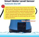 NEW Retails $56, 1/30HP 400 GPH Automatic Small Sump Pump 5 ft Max Head 115V Submersible Pool Cover Water Pump for Swimming Pool Garden Pond Basement, Auto Shut Off