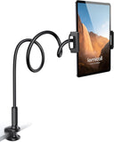 NEW Gooseneck Tablet Holder, iPad Holder for Bed - Lamicall Flexible Arm Stand for Bed, Desk Table Clamp Mount for iPad, Pro, Air, Kindle, Kindle fire, Switch, Galaxy Tablet, iPads Accessories, 4.7-11"