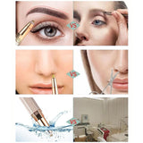 NEW Women Eyebrow And Upperlip Electric Trimmer Shaver For Ladies. Gold