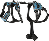 NEW Retails $177, Dog Lift Harness, Dog Lift Sling Carrier with Handle & Shoulder Sling, Support Harness for Rear Back Legs Helps, Disabled, Arthritis, Joint Injuries, Paralysis Up Stairs Blue, Extra Large）