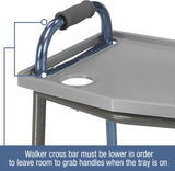 NEW DMI Walker Carrying Tray, Gray! This is for the tray only that attaches to your existing walker