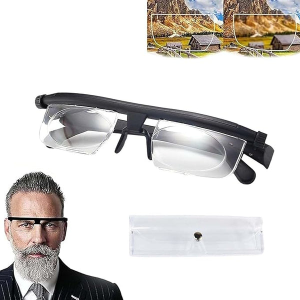 NEW Upgrade Deefocus Adjustable Glasses, Adjustable Glasses Dial Vision