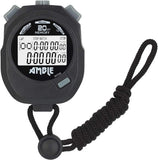 NEW Stopwatch, Amble Countdown Timer and Stopwatch Record 20 Memories Lap Split Time with Tally Counter and Calendar Clock with Alarm for Sports Coaches and Referees