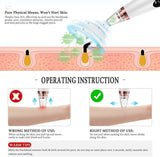 NEW VASLON Blackhead Remover Face Deep Pore Cleaner Acne Black Dot Electric Microcrystalline Blackhead Vacuum Cleaner Skin Care Machine