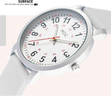 NEW White Waterproof Nursing Watch for Medical Students,Doctors,Women Nurse Watches with Second Hand and 24 Hour, Ladies Wristwatch