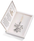 NEW Giftcraft Boxed Mistletoe Ornament, The Legend of the Mistletoe Story symbolizes peace and goodwill, grants health, love & peace! Great GIft