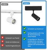 NEW Retails $80, SCON Non-Dimmable Spotlight Lamp for XTB106 Recessed Magnetic Track Lighting System, 48V LED Ceiling Downlight Wall Light (7W/3000K-Warm White/24°/Ra93) Adjust NODIM/0-10V/TRIAC/ELV/DALI-MONO CCT
