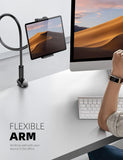 NEW Gooseneck Tablet Holder, iPad Holder for Bed - Lamicall Flexible Arm Stand for Bed, Desk Table Clamp Mount for iPad, Pro, Air, Kindle, Kindle fire, Switch, Galaxy Tablet, iPads Accessories, 4.7-11"