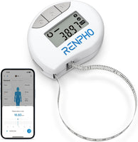 NEW Retails $45, Smart Tape Measure RENPHO Bluetooth Measuring Tapes for Body Measurement Muscle Gain Fitness Bodybuilding Retractable Circumferences Inches & cm
