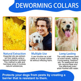 NEW Retails $70+, Sealed, Oimmal Dog Collar, 6*4 Months Protection, Anti-mosquitoes, 19inch Adjustable Collars, Waterproof, Natural Ingredients, 4 Collars, BB: 04/27