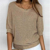 NEW Retails $110+ Classic Brown Knitted Long Sleeve Sweater Size L