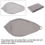 NEW EIMELI Bean Bag Sofa Chairs Cover Classic Lazy Lounger Bean Bag Storage Chair for Adults Children, Grey Sz XL