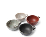 NEW MIYA Boulder Latte Ceramic Mug Set - 7ct - 5.25" x 2.25" x 2.25"h - 8oz capacity! See Pics for actual item! Retails $74+