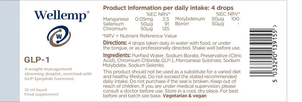 wellemp glp 1 NEW Wellemp® Glp-1 Weight Management Drops, non-addictive, non-toxic, – The Warehouse Liquidation