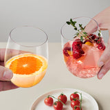 NEW Lamosi 12 Pack Plastic Wine Glasses Disposable, 12 oz Stemless Wine Glasses for Party, Unbreakable Reusable Crystal Clear Wine Cups, Shatterproof and BPA-Free